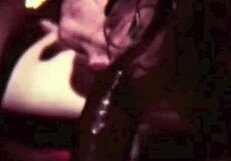 Vintage taboo interracial encounter unfolds