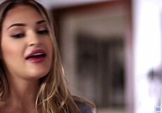 Busty babe Jayden Cole licks GF Gizelle Blanco while boss calls