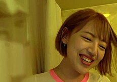 First Time Raw Sex with Horny Asian Teen Girlfriend at Hotel