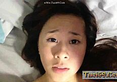 asian teen shows her pussy