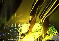 Glowstick Experiment With Areana Fox Behind The Scenes