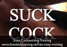 Sissy training for oral skills