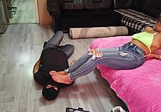 wanna worship the feet of this blonde mature woman?