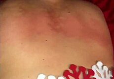 European BBW In Winter Costume Gets Side Fuck And Doggy POV Cumshot