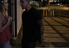 teen gets fucked by milf in hardcore domination scene