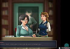 what's your super hero fantasy? sexy teen with big tits in summertime saga