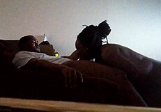 Oh, Sucking My Man Sloppy Toppy With Big Tits!