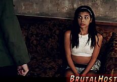 Poor Little Latina Teen Gina Endures Extreme Metal Bondage And BDSM Creampie