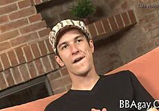 Detailed scene of bare gay sex involving intense fucking, sucking, and anal action between two men