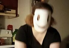 Amateur striptease turns kinky with clothes ripped in wedgie fetish