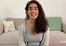 luna watches porn while she masturbates