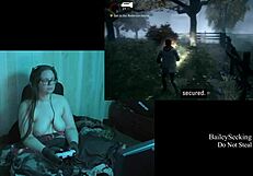 alan wake playthrough part 7 featuring naked brunette