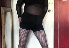 a shy participant is gently encouraged to join the homemade activity part 1