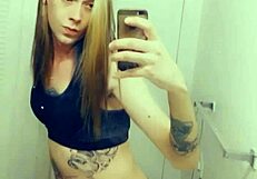 hot tranny touching her clitty, wanna see me stroke it harder tonight?