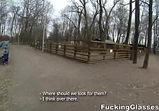 Fucking Glasses - Squirrel Predicts Hot Anal Action with Ananta Shakti in Teen Porn