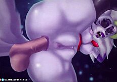 Feeling Roxy's Tight Ass Stretched Wide in Wild Anal Cartoon Hentai Scene