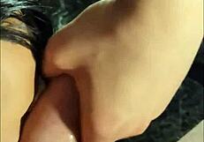 Damn! Tranny and boyfriend go wild with upside-down sucking