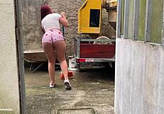 Hired This Latina Redhead Prostitute with a Delicious Ass – Can You Resist?