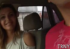 transsexual gets hardcore pounding after massage and blowjob!