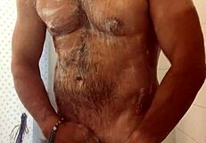 i'm enjoying a bath in the shower