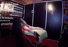 Erotic massage session with sex coach ana marco