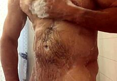 i'm enjoying a bath in the shower