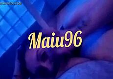 A young woman engages in oral activities with telo.