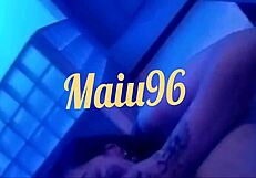 A young woman engages in oral activities with telo.