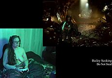 naked deadspace gameplay part 6 with fat brunette showing big natural tits