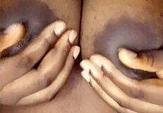 breast masturbation by beautiful chubby babe