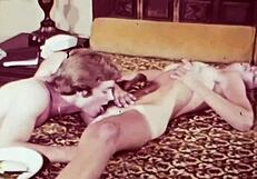 Vintage Flatmate Cheats with Boyfriend's Friend