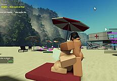 i'm suckin a huge cock on the beach with big tits