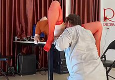 Monday in the Office: Employee Without Panties Teases, Licks Pussy, Sucks Dick