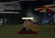 69 roblox porn with chubby whore anal cum