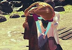 Does Anna Frozen Have Sex with Big Ass in Uncensored Anime?