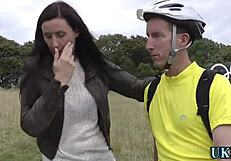 The british milf has spunked stockings in heels