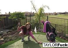 Taylor The Pornstar Strips Nude Showing Big Tits And Masturbates Pussy