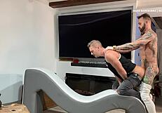 beautiful bareback with muscle frank valencia 4k full scene