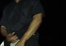 Thickred's got a whole lotta ass, masturbating in the ghetto