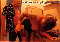 Slut Wife Assfucked in Kitchen