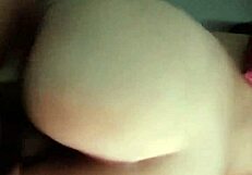 Latina's White Ass Fucked Creampie in POV by Mexican