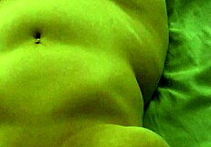 Ticklish chubby wife squirms under playful teasing fingers.