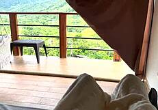 Intense Outdoor Fucking With Handjob And Sucking In Mountains