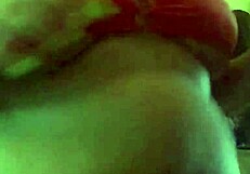 chubby teen in fishnets playing with her belly, wanna see?