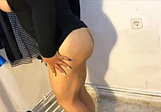 Stepmom in fitting room surprises with hardcore fucking and monster cock. What if it was you?