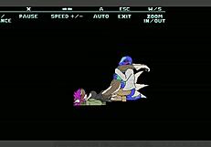 furry cartoon predation in outdoor game scenes