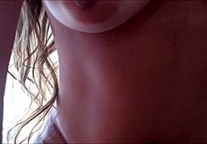 Hotwife POV Anal Action with Latina Blonde Riding Hard on Monster Cock. See Full on Red!