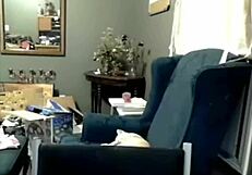 Miss Liz Vicious Cam Show: Big Pink Dildo Masturbation.