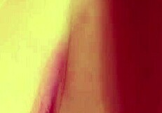 Marie Rose posing nude on beach with big ass and small tits