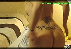 step sis tries first butt plug in solo squirting session